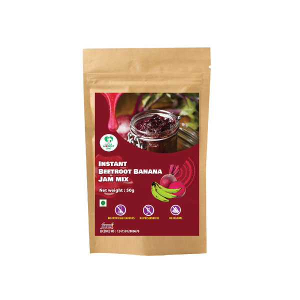 Instant Beetroot Banana Jam Mix
