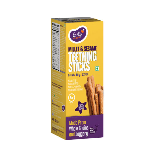 Millet & Sesame Jaggery Teething Sticks
