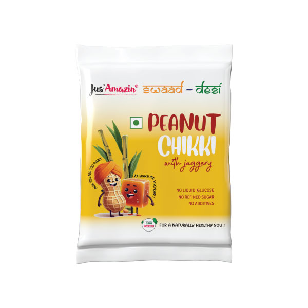 Peanut Chikki with Jaggery